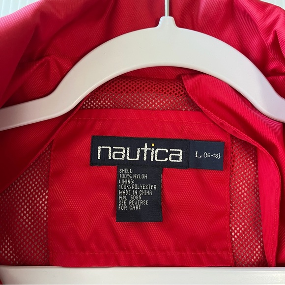 Nautica Vintage Sailing Windbreaker Red Jacket - Picture 11 of 15